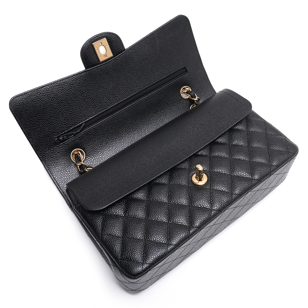 CHANEL(USED)샤넬 캐비어 클래식 미듐 플랩백