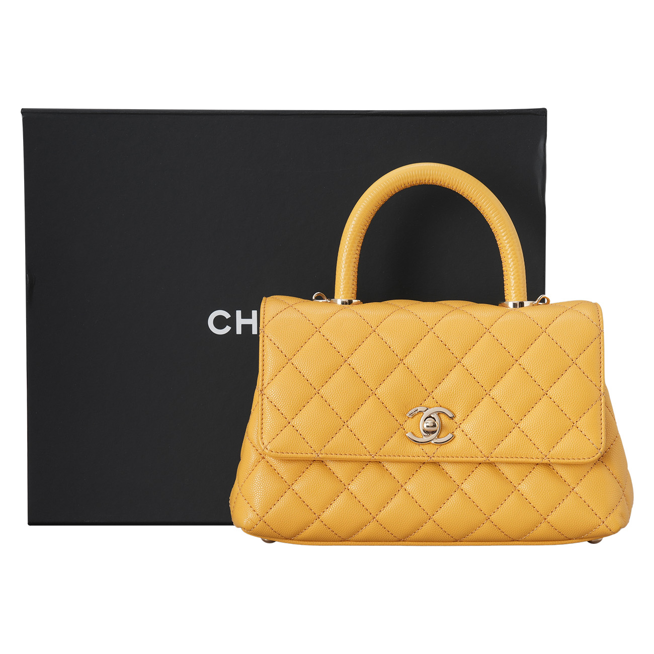 CHANEL(USED)샤넬 캐비어 코코핸들 스몰