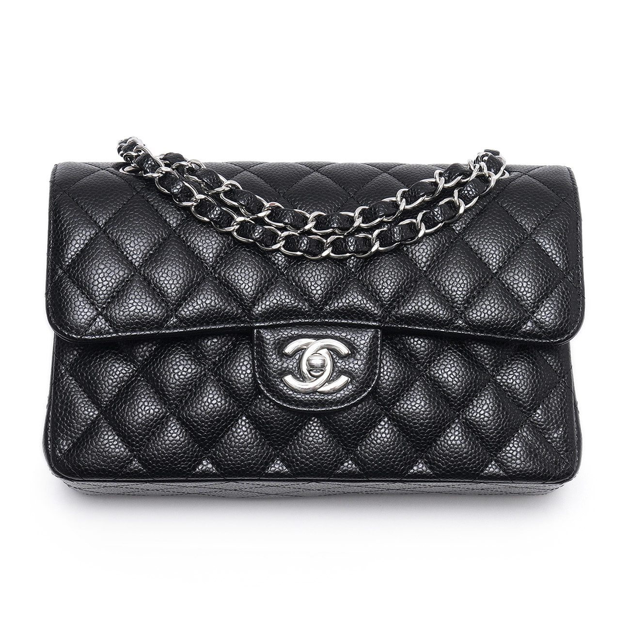 CHANEL(USED)샤넬 캐비어 클래식 스몰 플랩백