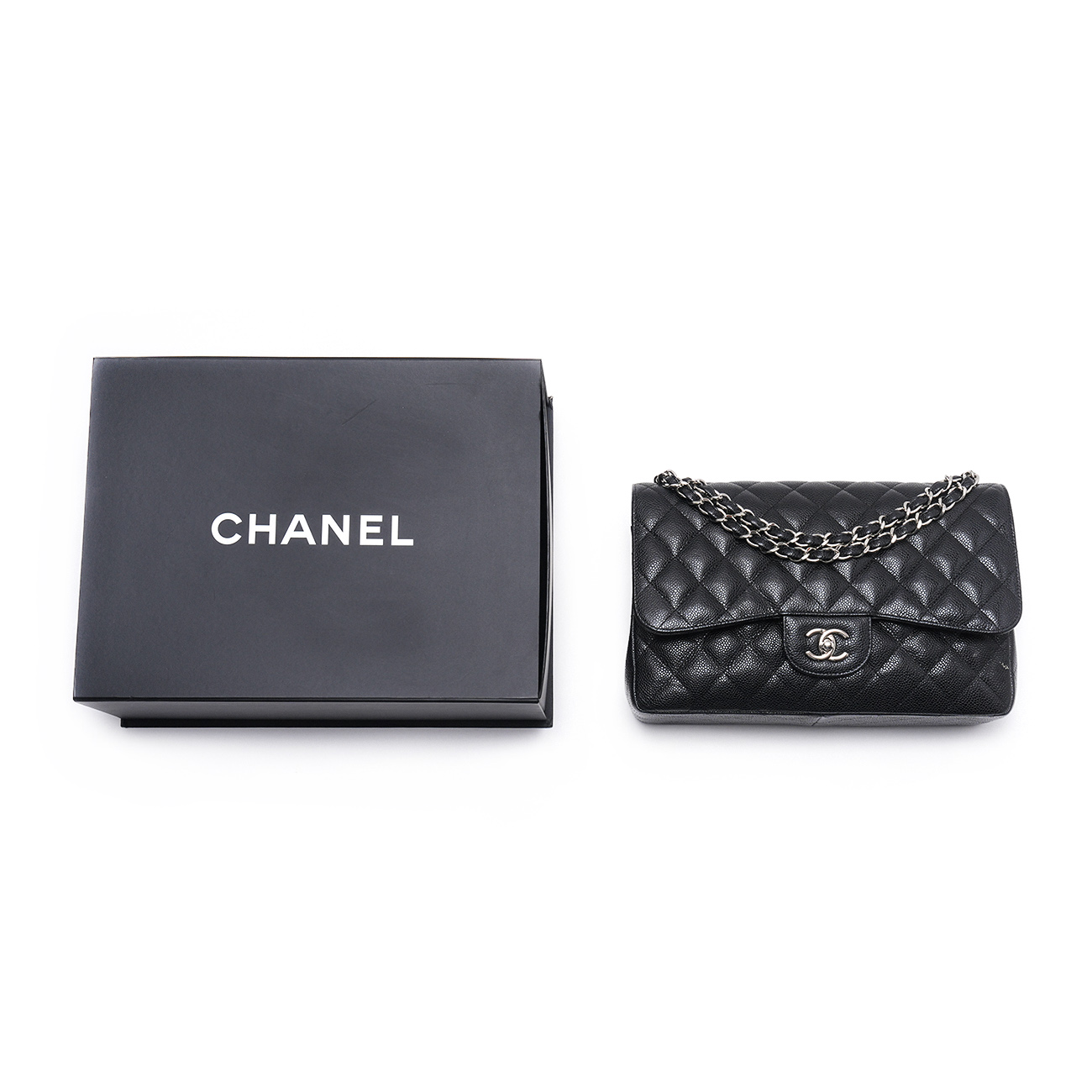 CHANEL(USED)샤넬 캐비어 클래식 라지 플랩백