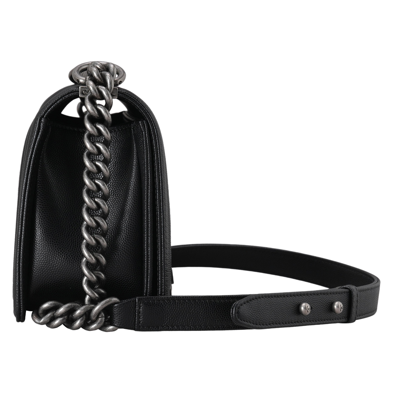 CHANEL(USED)샤넬 캐비어 보이샤넬 미듐 플랩백