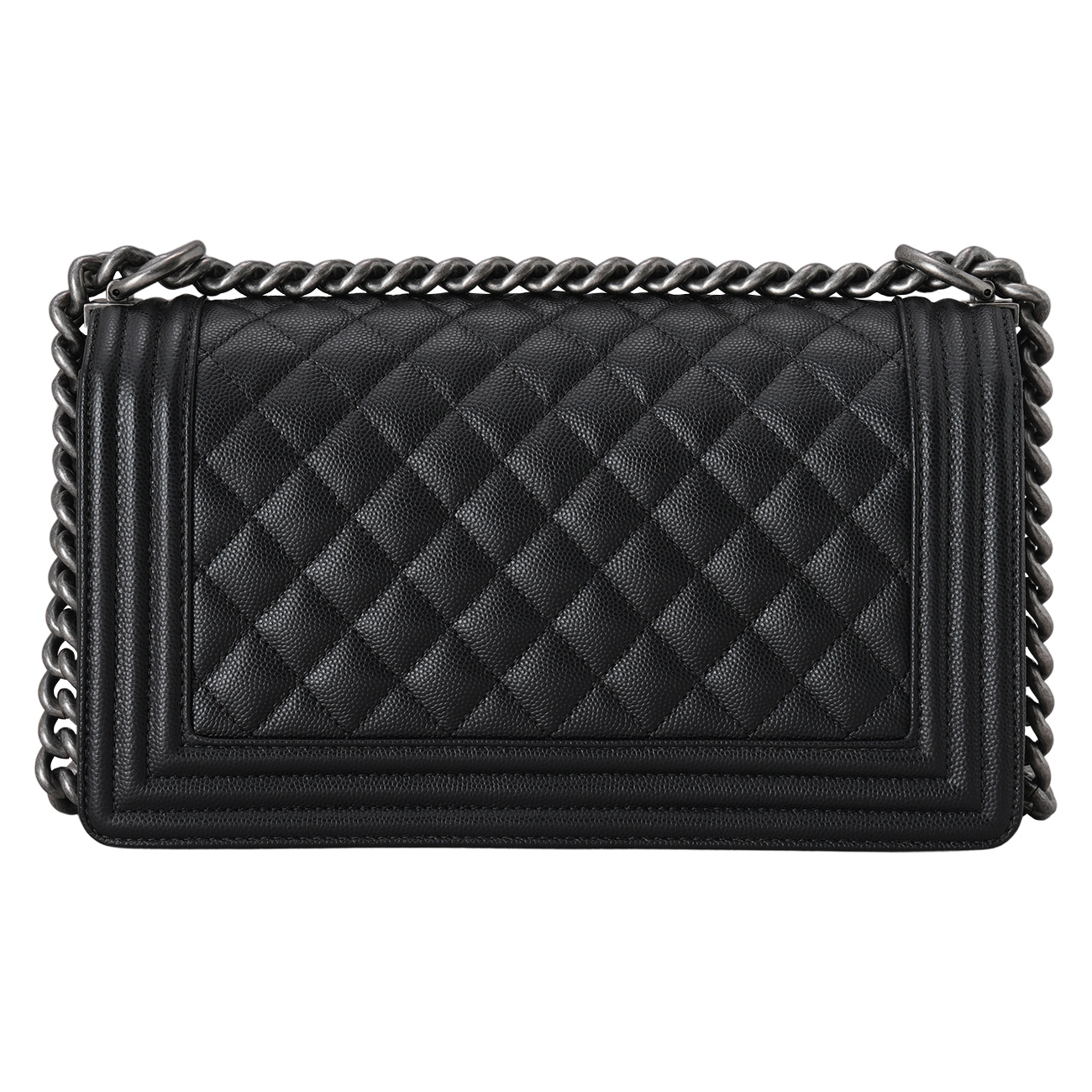 CHANEL(USED)샤넬 캐비어 보이샤넬 미듐 플랩백