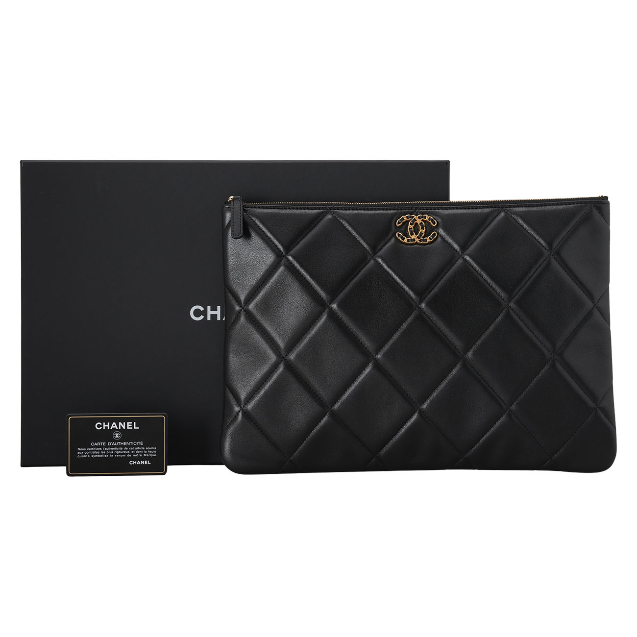 CHANEL(USED)샤넬 19 클러치 라지