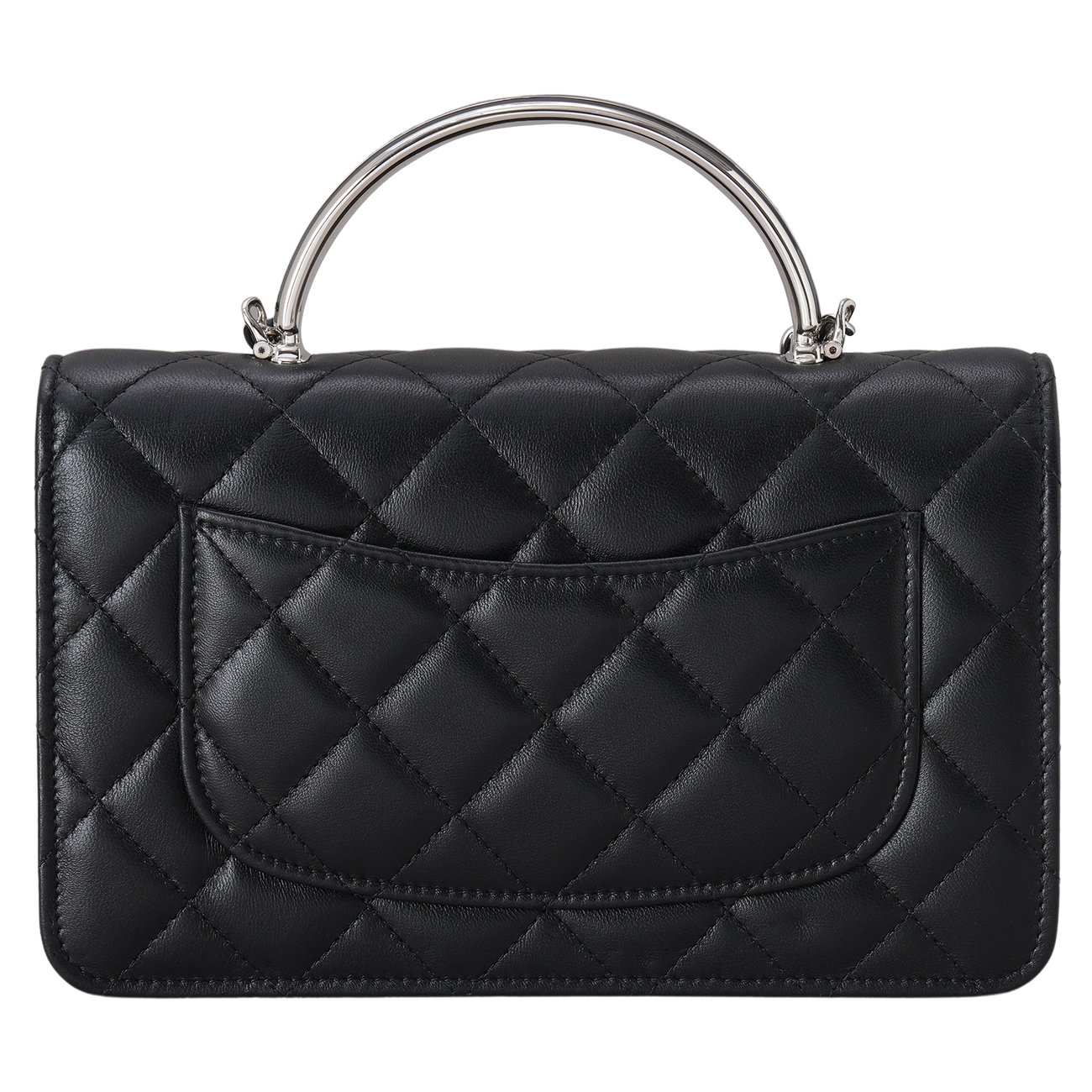 CHANEL(USED)샤넬 시즌 클래식 WOC 블랙은장