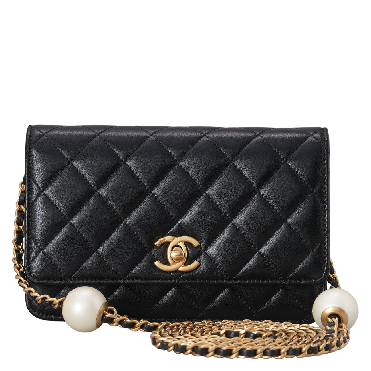 Chanel(USED)샤넬 AP3964 진주볼 플랩 WOC