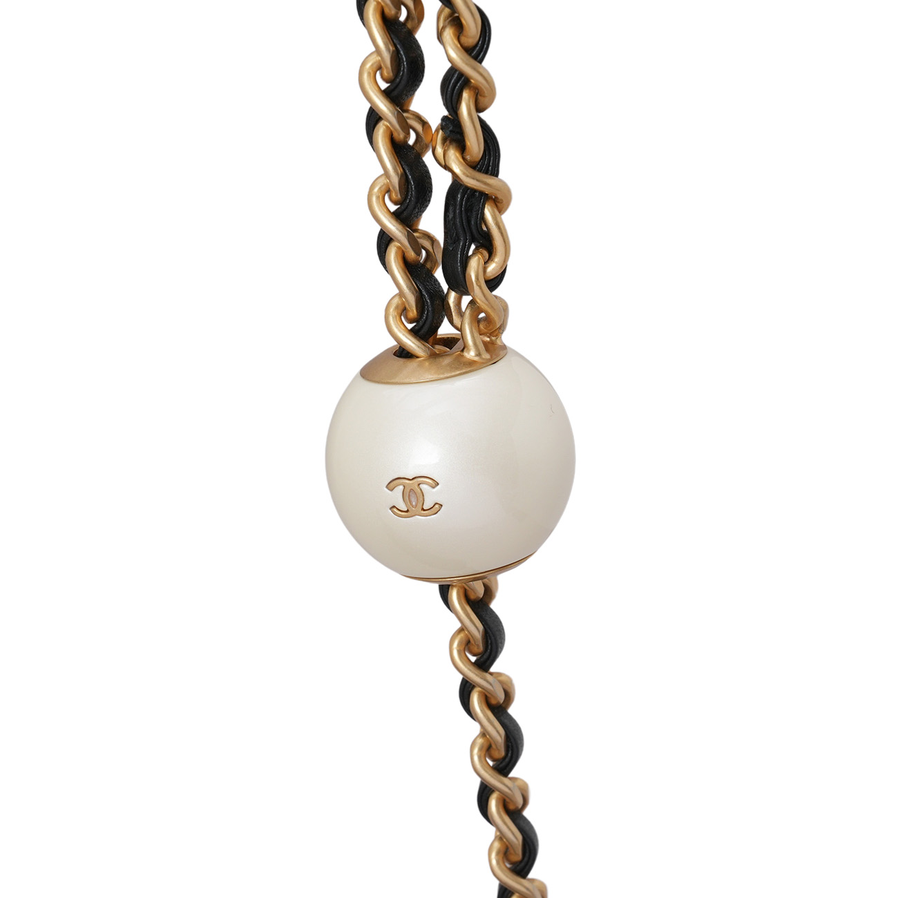 Chanel(USED)샤넬 AP3964 진주볼 플랩 WOC