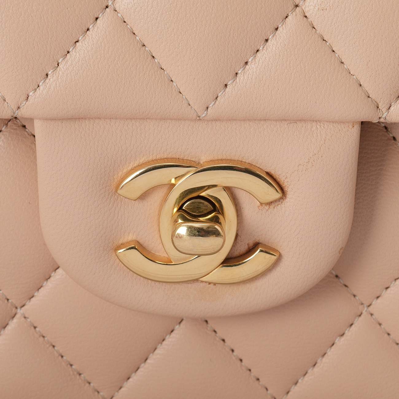 Chanel(USED)샤넬 램스킨 클래식 미듐 플랩백