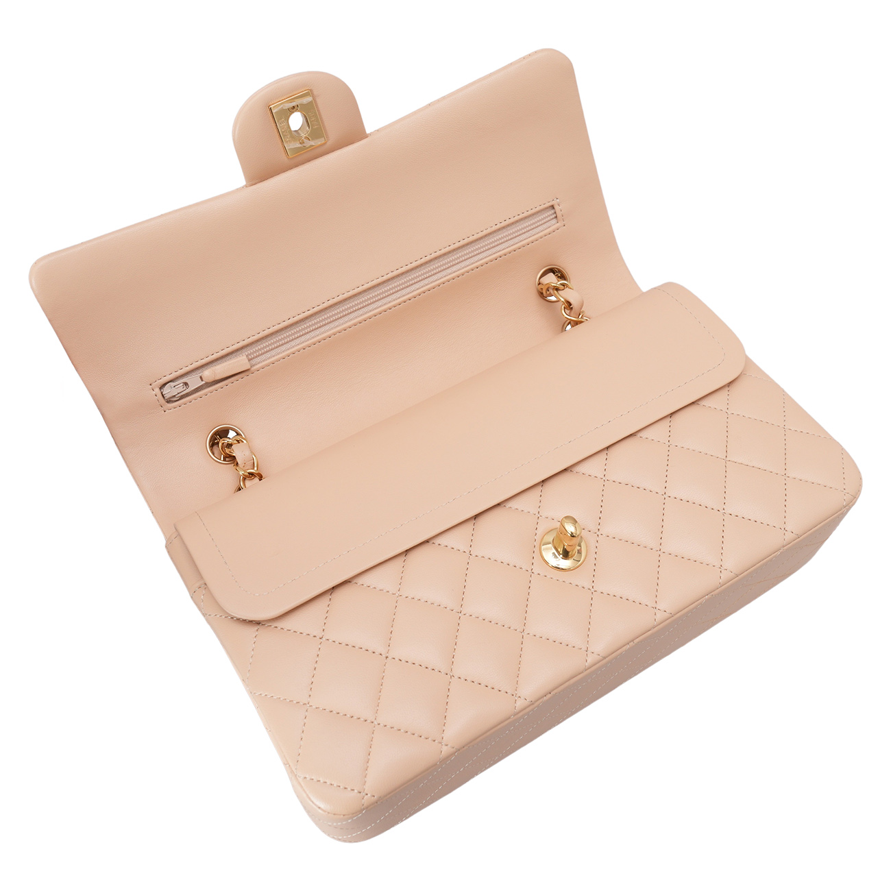 Chanel(USED)샤넬 램스킨 클래식 미듐 플랩백