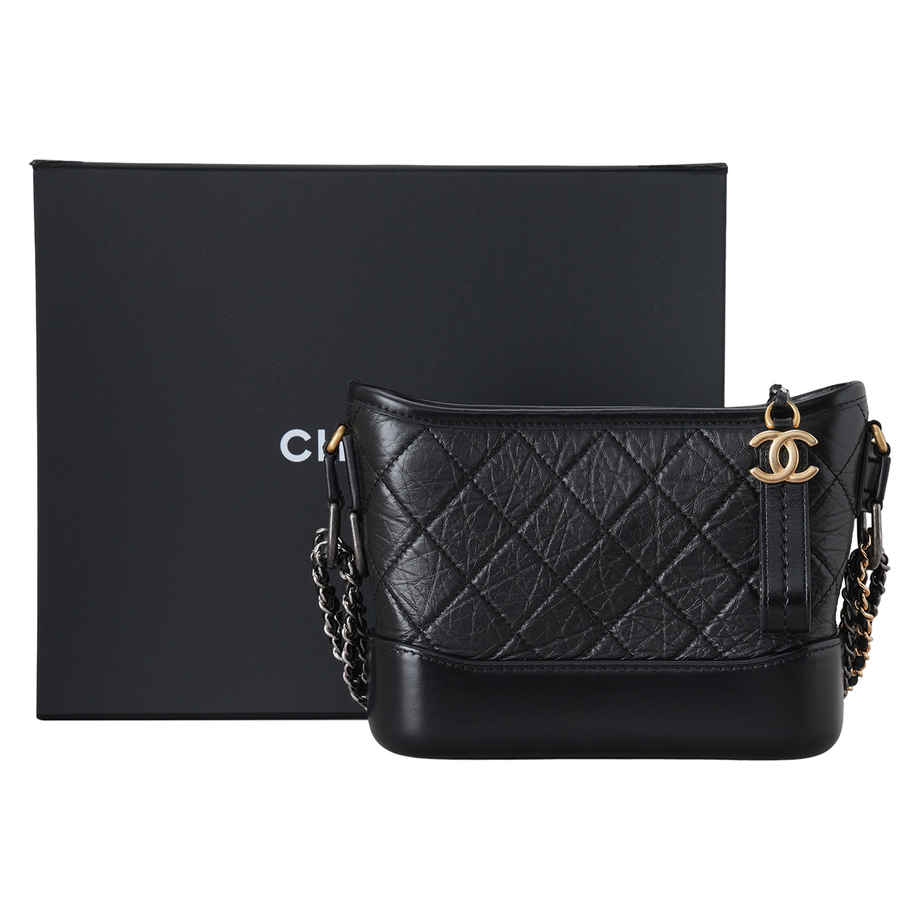 Chanel(USED)샤넬 가브리엘 호보 스몰 블랙