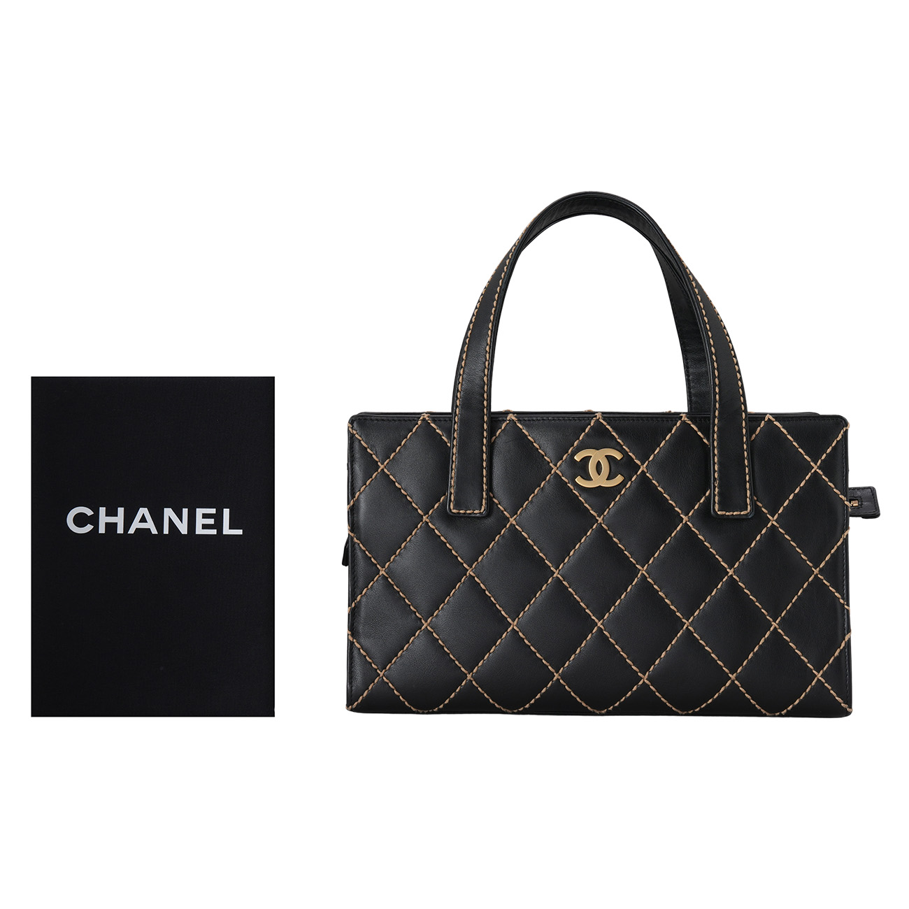 CHANEL(USED)샤넬 빈티지 와일드 스티치 토트백