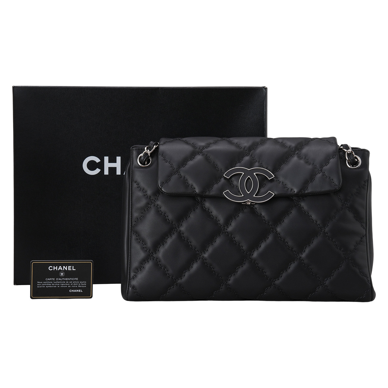 CHANEL(USED)샤넬 A66129 시즌 햄튼 체인 숄더백