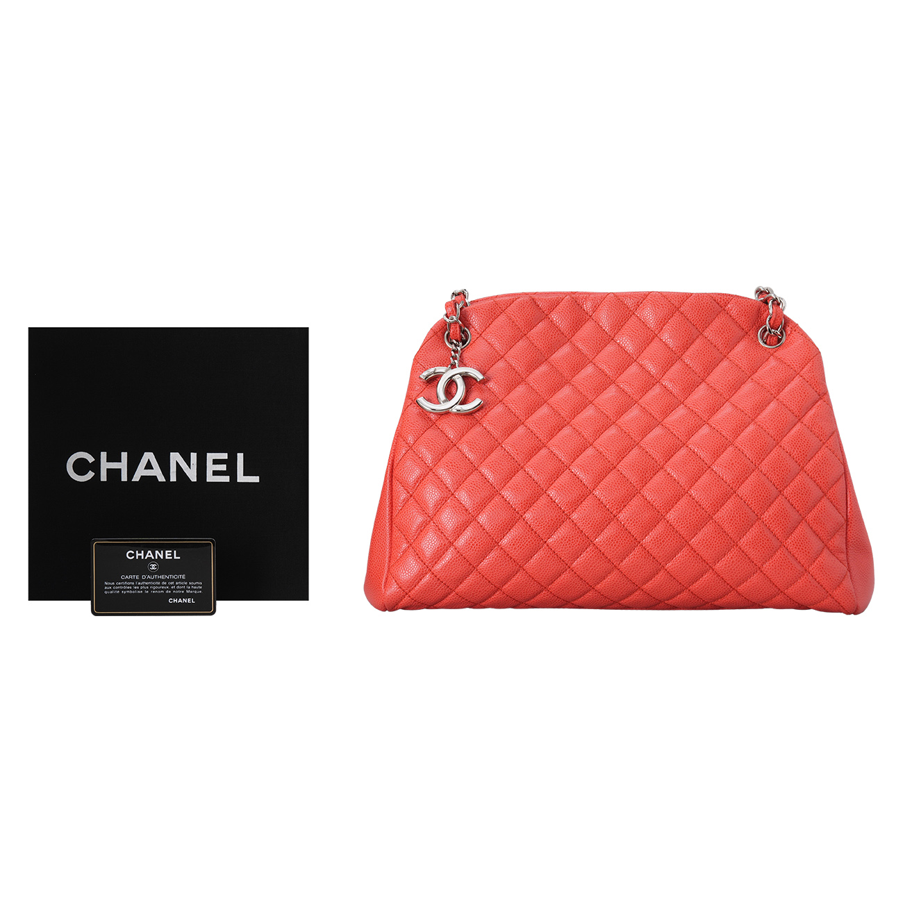 CHANEL(USED)샤넬 시즌 캐비어 체인 숄더백