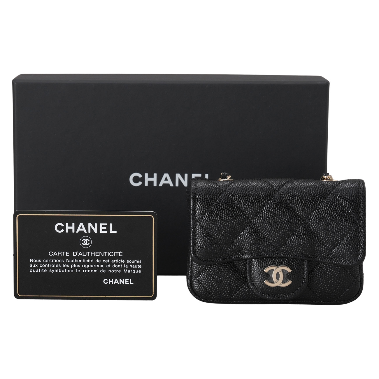 CHANEL(USED)샤넬 캐비어 미니 체인백