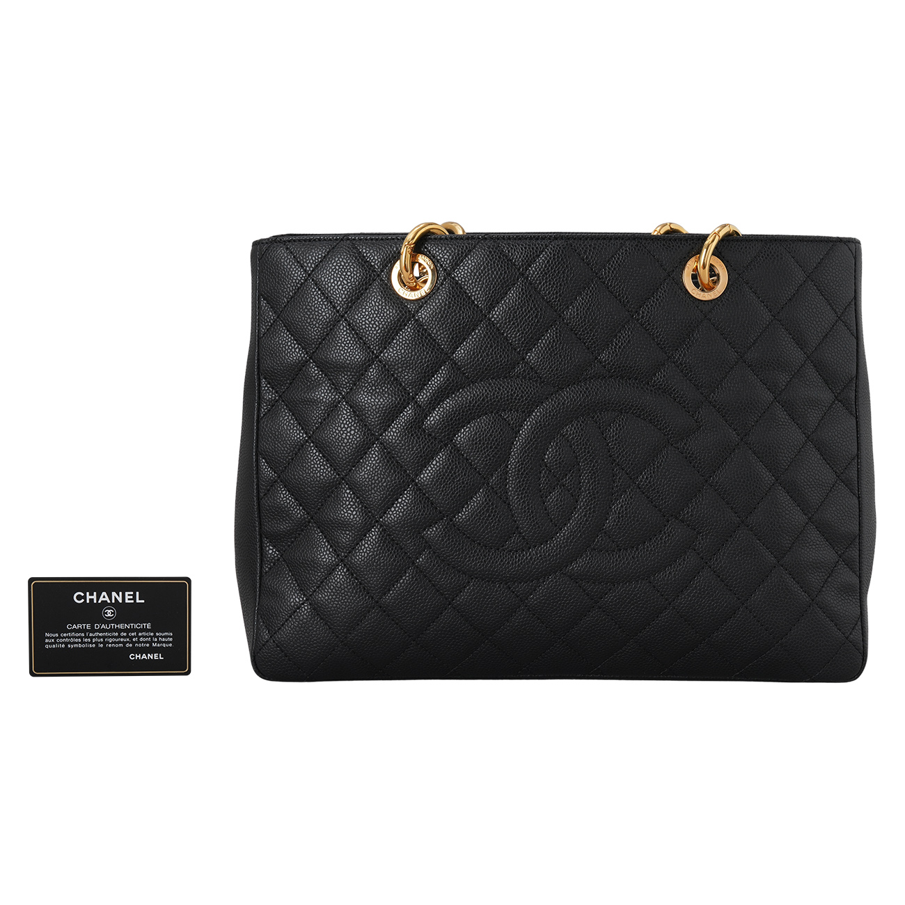 CHANEL(USED)샤넬 캐비어 그랜드샤핑