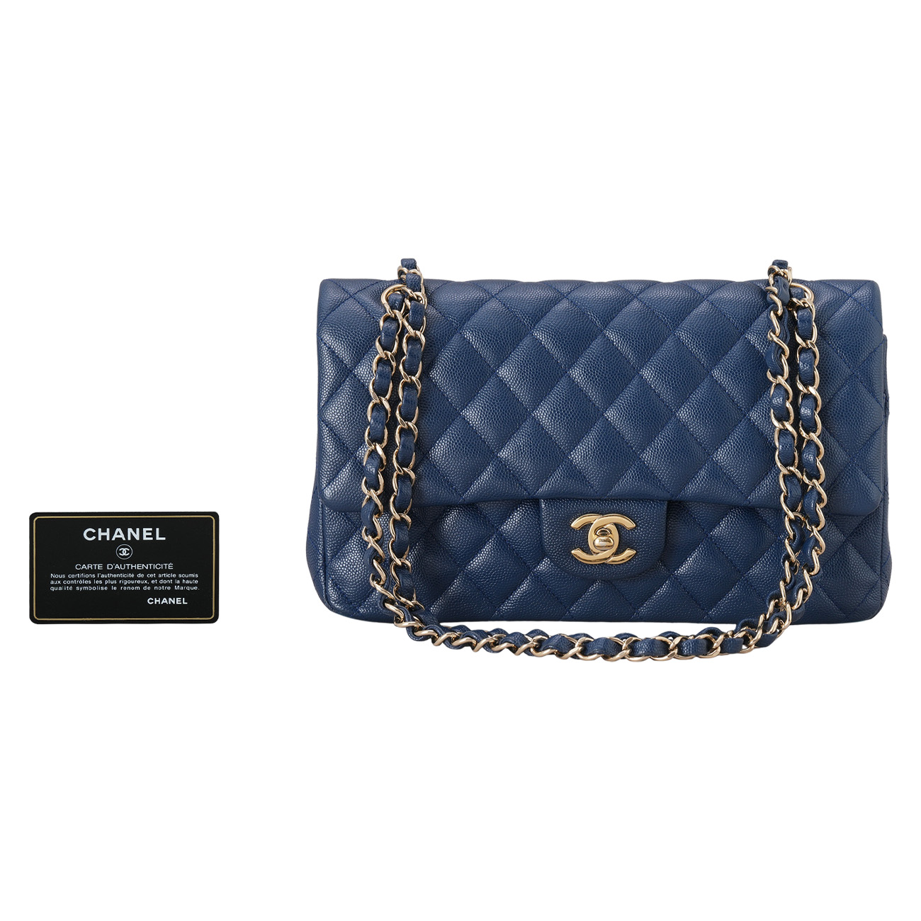 CHANEL(USED)샤넬 캐비어 클래식 미듐 플랩백