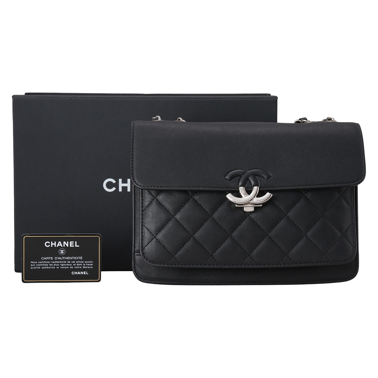 CHANEL(USED)샤넬 시즌 CC로고 체인백