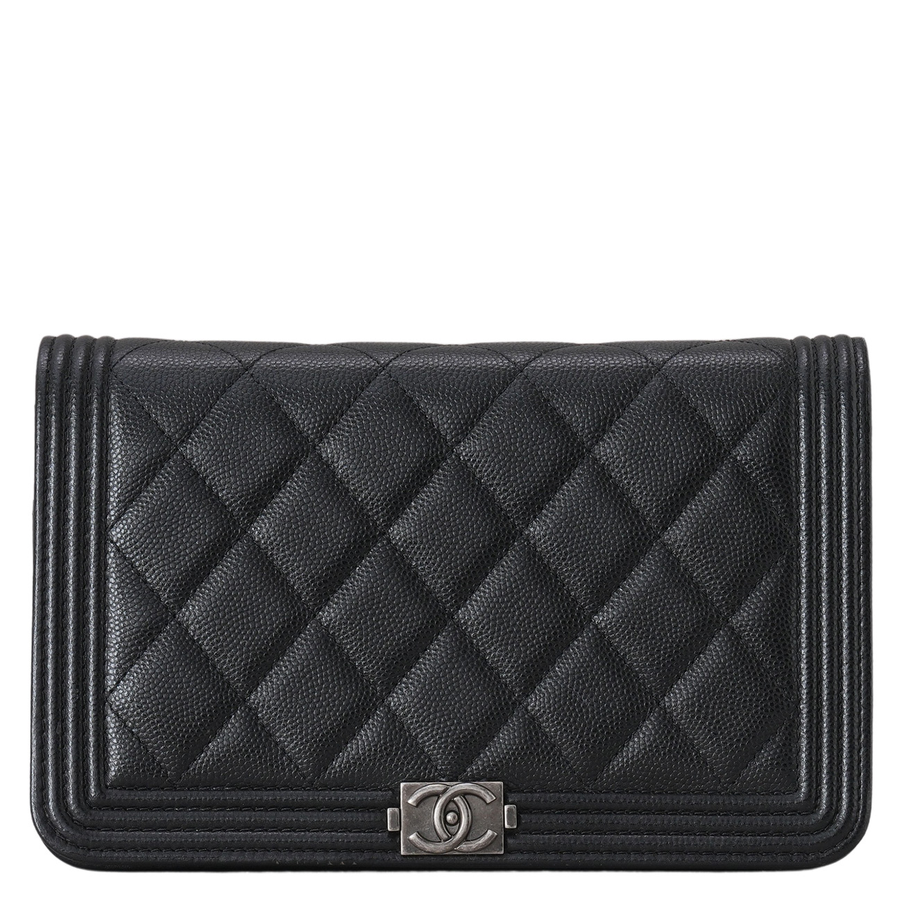 CHANEL(USED)샤넬 캐비어 보이샤넬 WOC