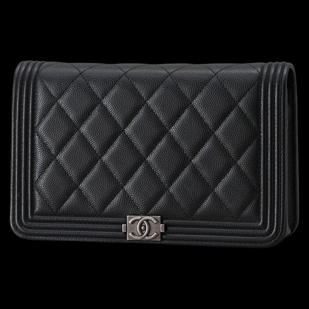 CHANEL(USED)샤넬 캐비어 보이샤넬 WOC