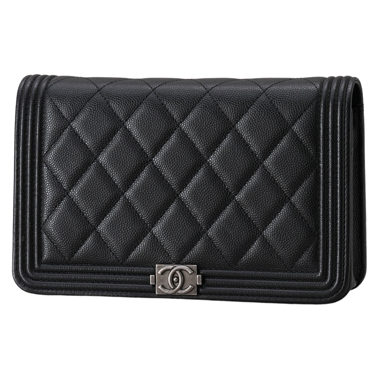CHANEL(USED)샤넬 캐비어 보이샤넬 WOC