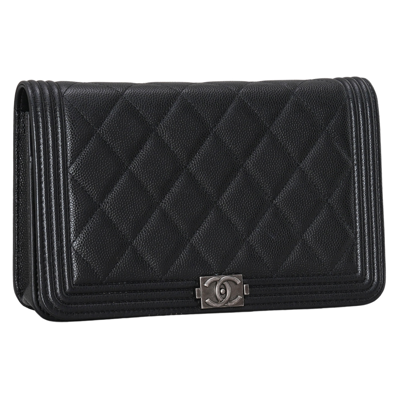 CHANEL(USED)샤넬 캐비어 보이샤넬 WOC