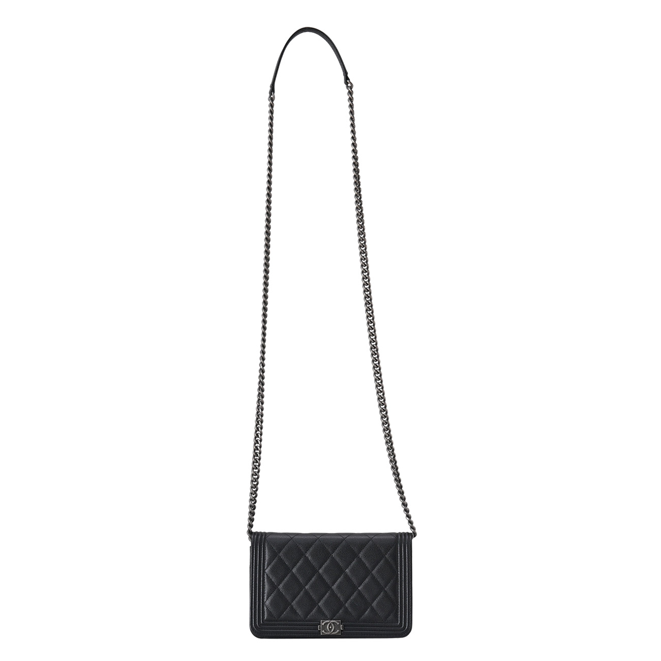 CHANEL(USED)샤넬 캐비어 보이샤넬 WOC