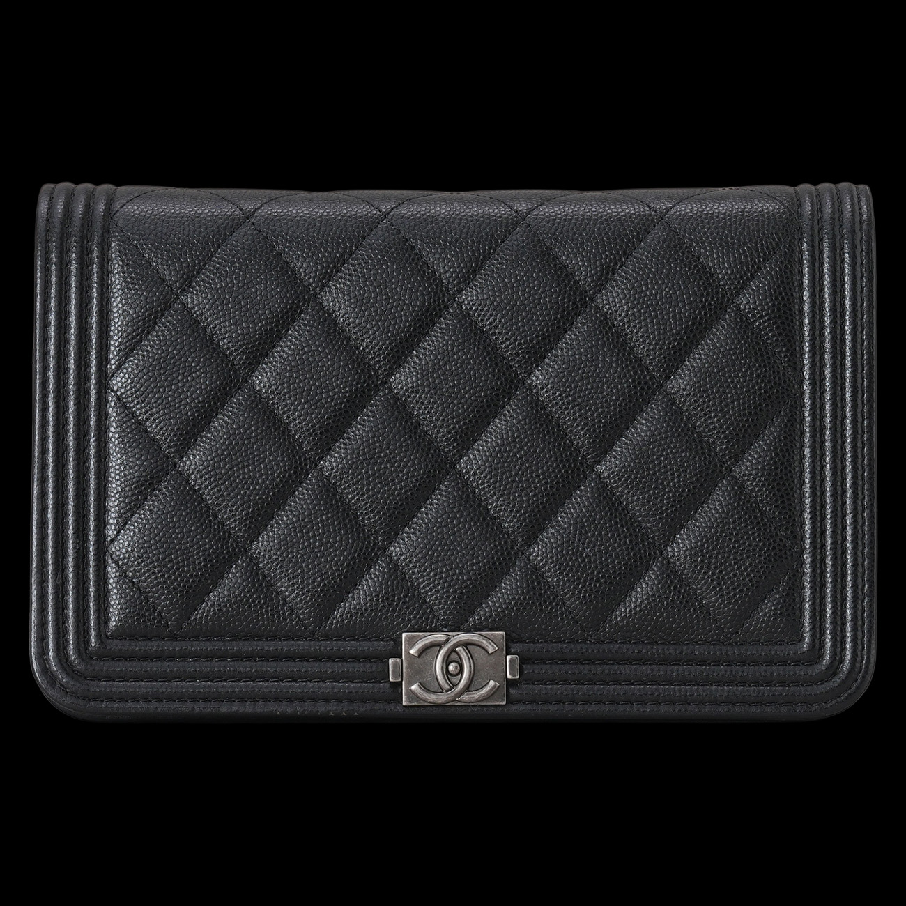 CHANEL(USED)샤넬 캐비어 보이샤넬 WOC