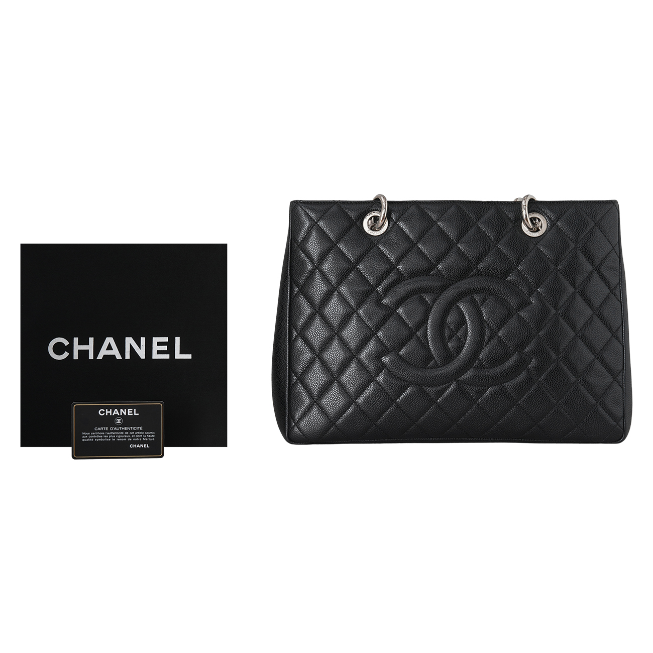 CHANEL(USED)샤넬 캐비어 그랜드샤핑