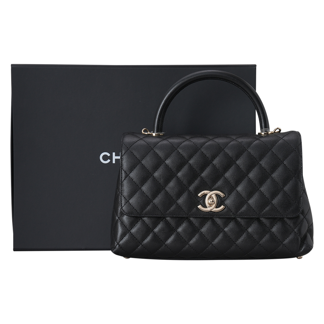 CHANEL(USED)샤넬 캐비어 코코핸들 28