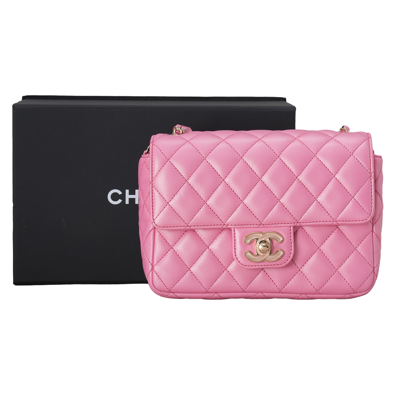 CHANEL(USED)샤넬 시즌 쥬얼 체인 플랩백