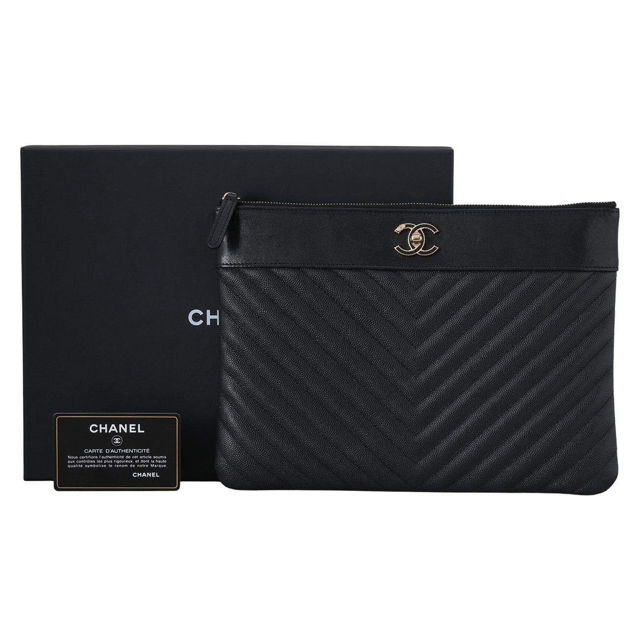 CHANEL(USED)샤넬 마드모아젤 클러치
