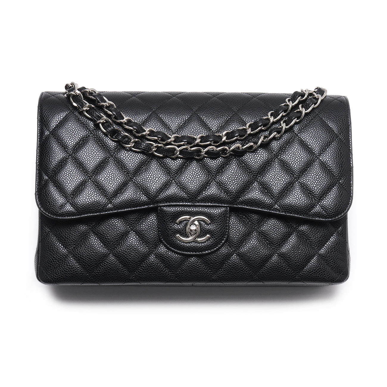 CHANEL(USED)샤넬 캐비어 클래식 라지 플랩백