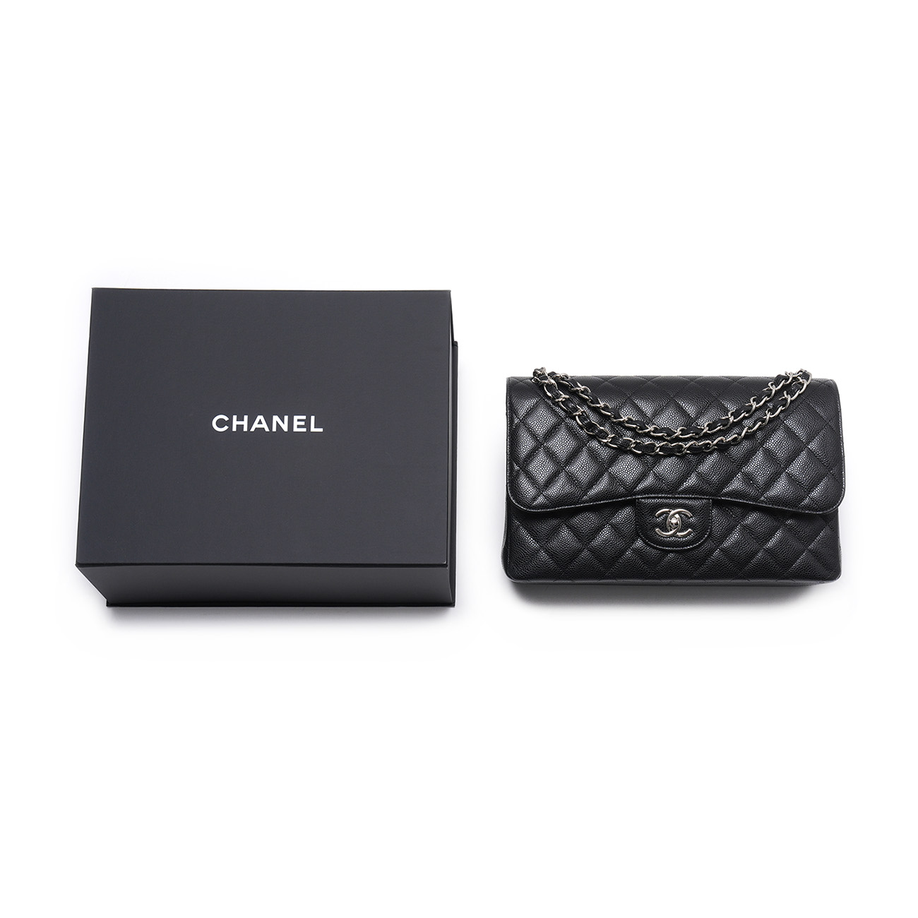 CHANEL(USED)샤넬 캐비어 클래식 라지 플랩백