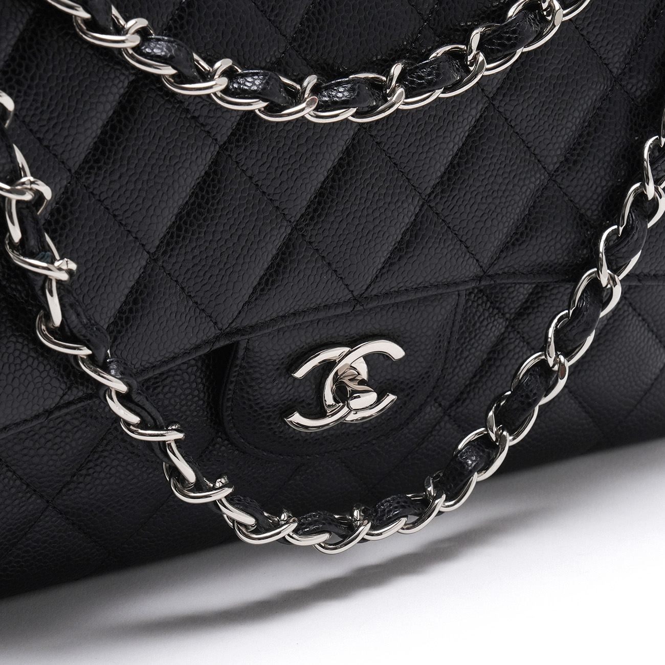 CHANEL(USED)샤넬 캐비어 클래식 라지 플랩백