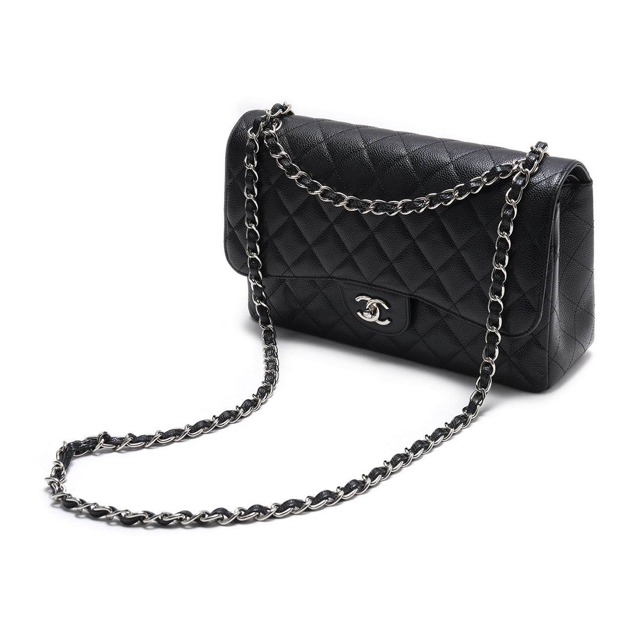 CHANEL(USED)샤넬 캐비어 클래식 라지 플랩백