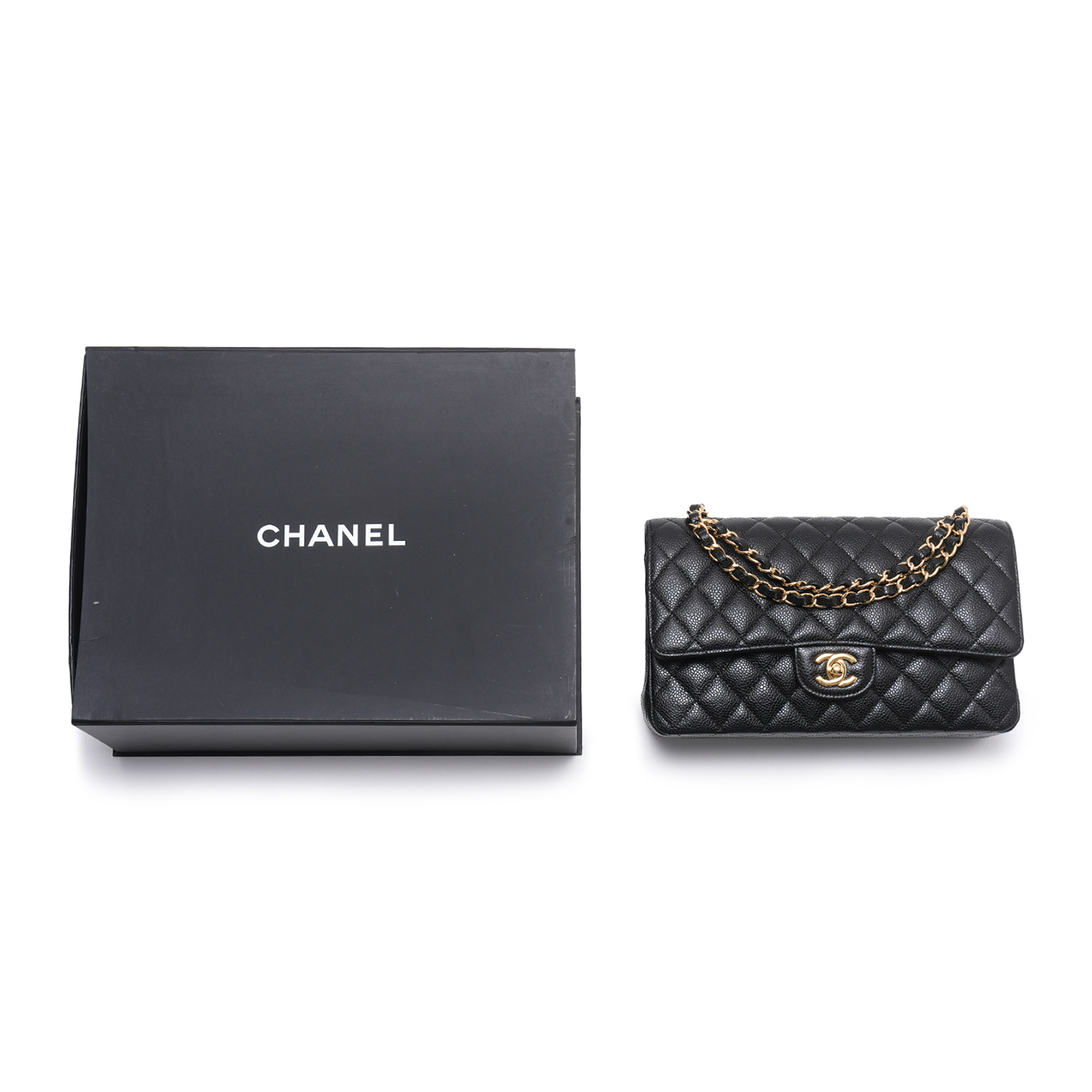 CHANEL(USED)샤넬 캐비어 클래식 미듐 플랩백