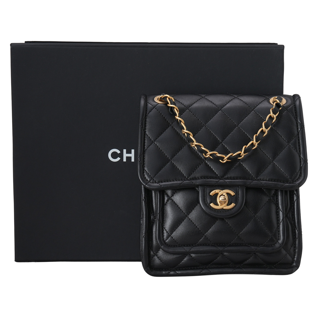 CHANEL(USED)샤넬 AS4734 시즌 미니 체인 백팩