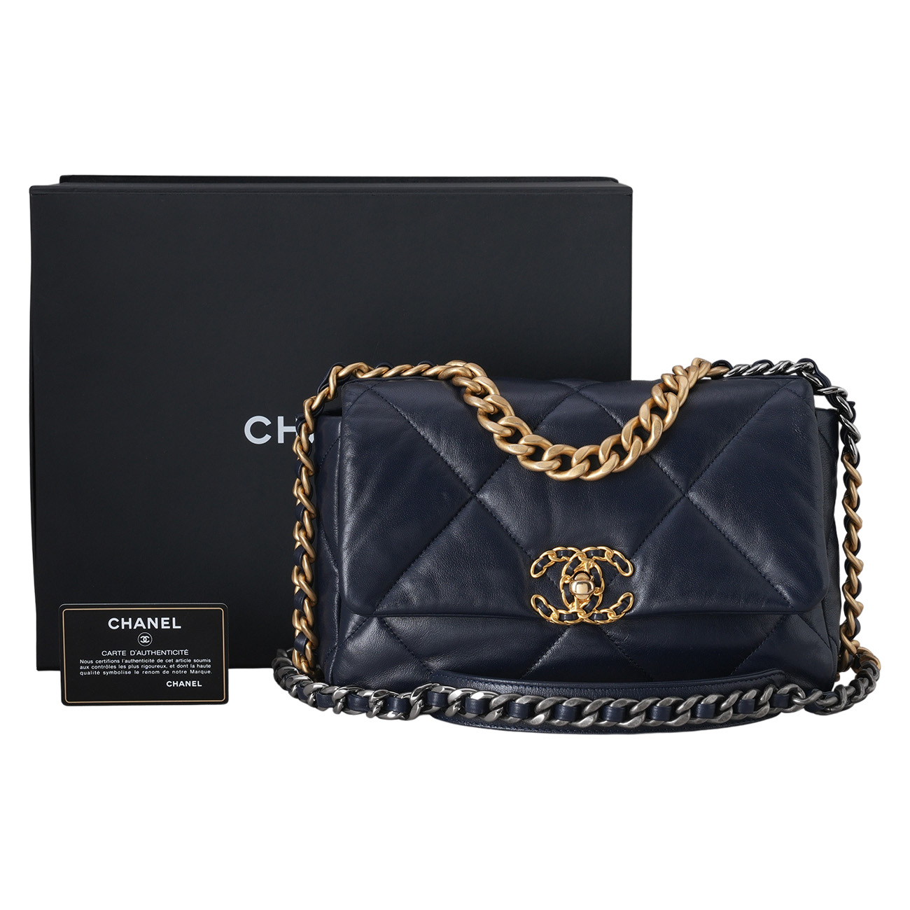 CHANEL(USED)샤넬 19백 미듐