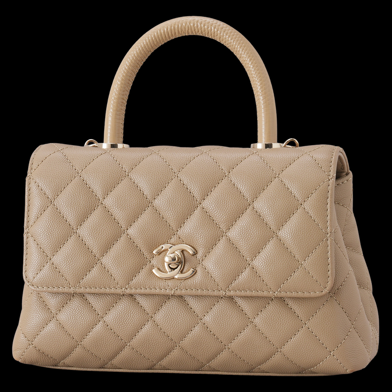 CHANEL(USED)샤넬 캐비어 코코핸들 스몰