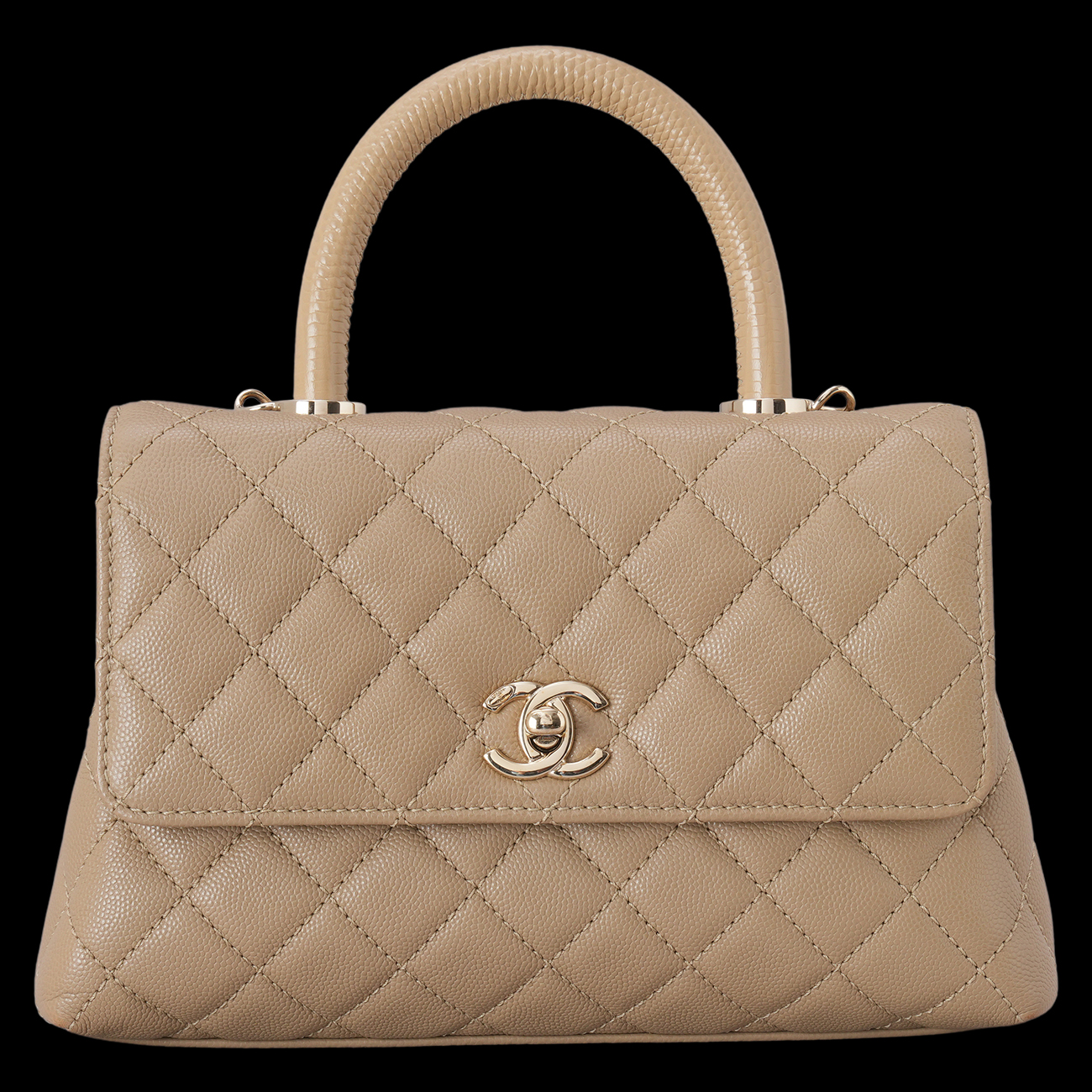 CHANEL(USED)샤넬 캐비어 코코핸들 스몰
