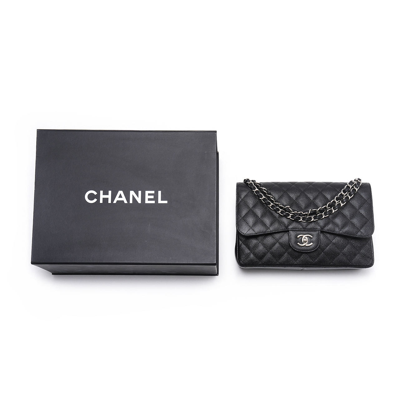 CHANEL(USED)샤넬 캐비어 클래식 라지 플랩백