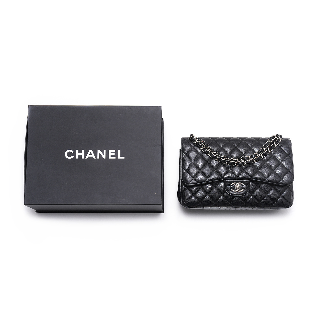 CHANEL(USED)샤넬 캐비어 클래식 라지 플랩백