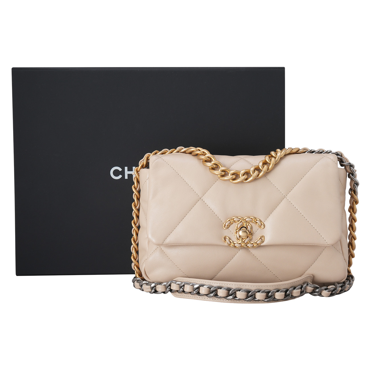 CHANEL(USED)샤넬 19백 미듐