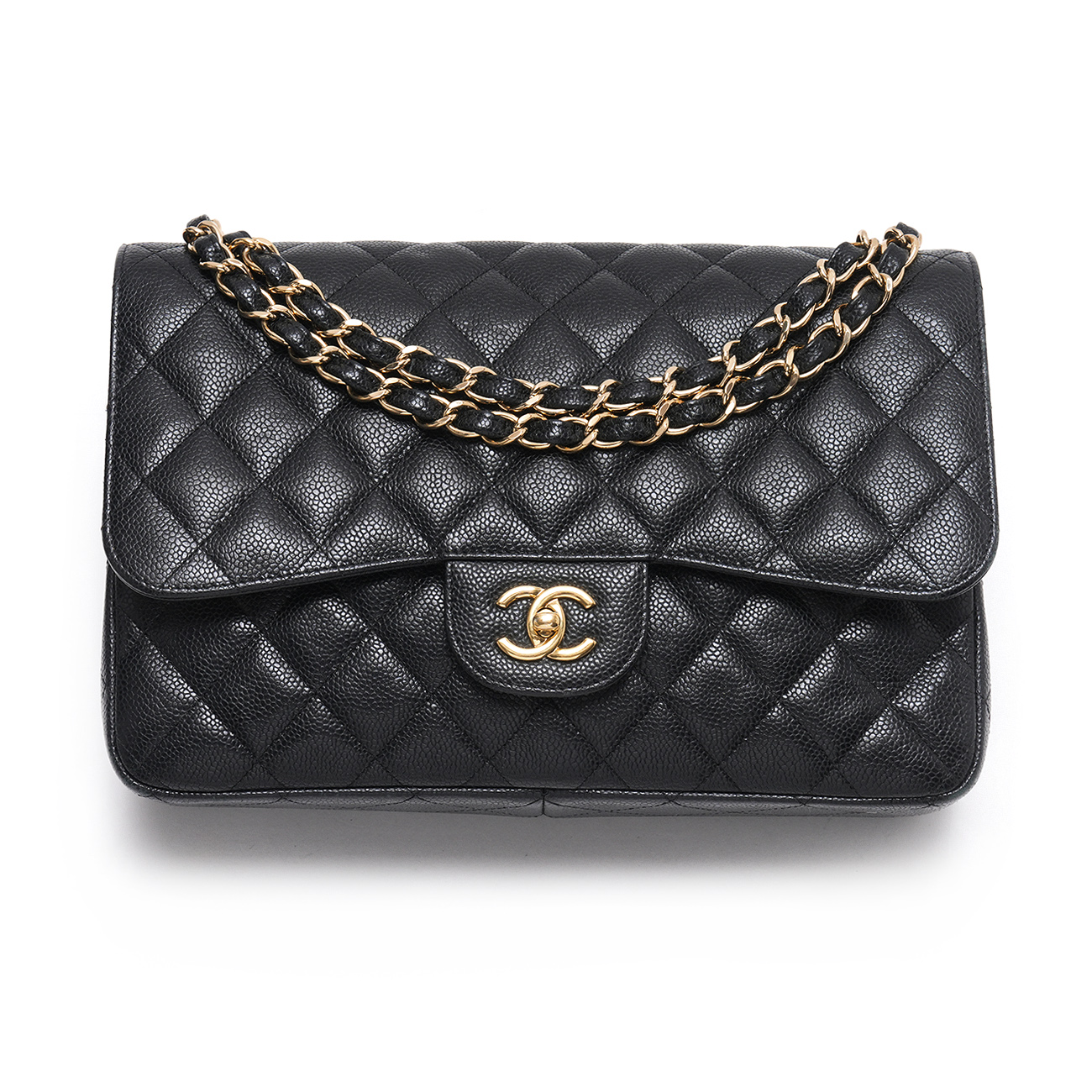 CHANEL(USED)샤넬 캐비어 클래식 점보 플랩백