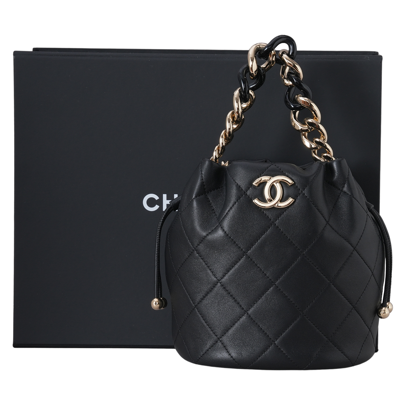 CHANEL(USED)샤넬 AS2864 시즌 체인 버킷백