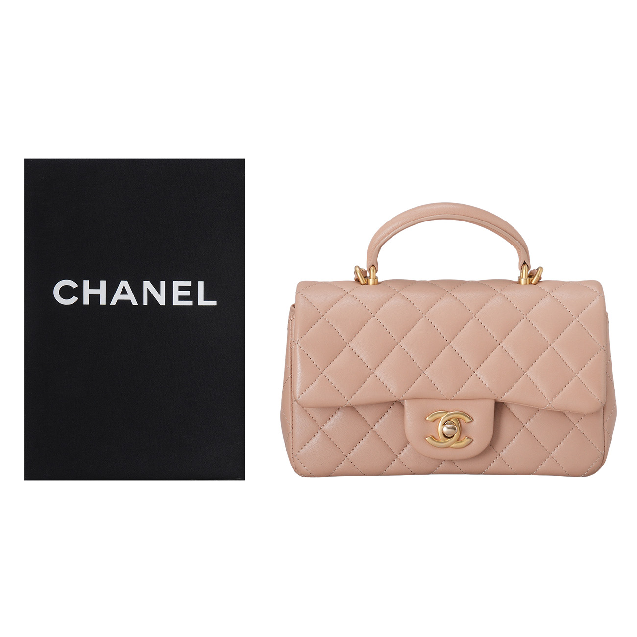 CHANEL(USED)샤넬 뉴미니 탑핸들 크로스백