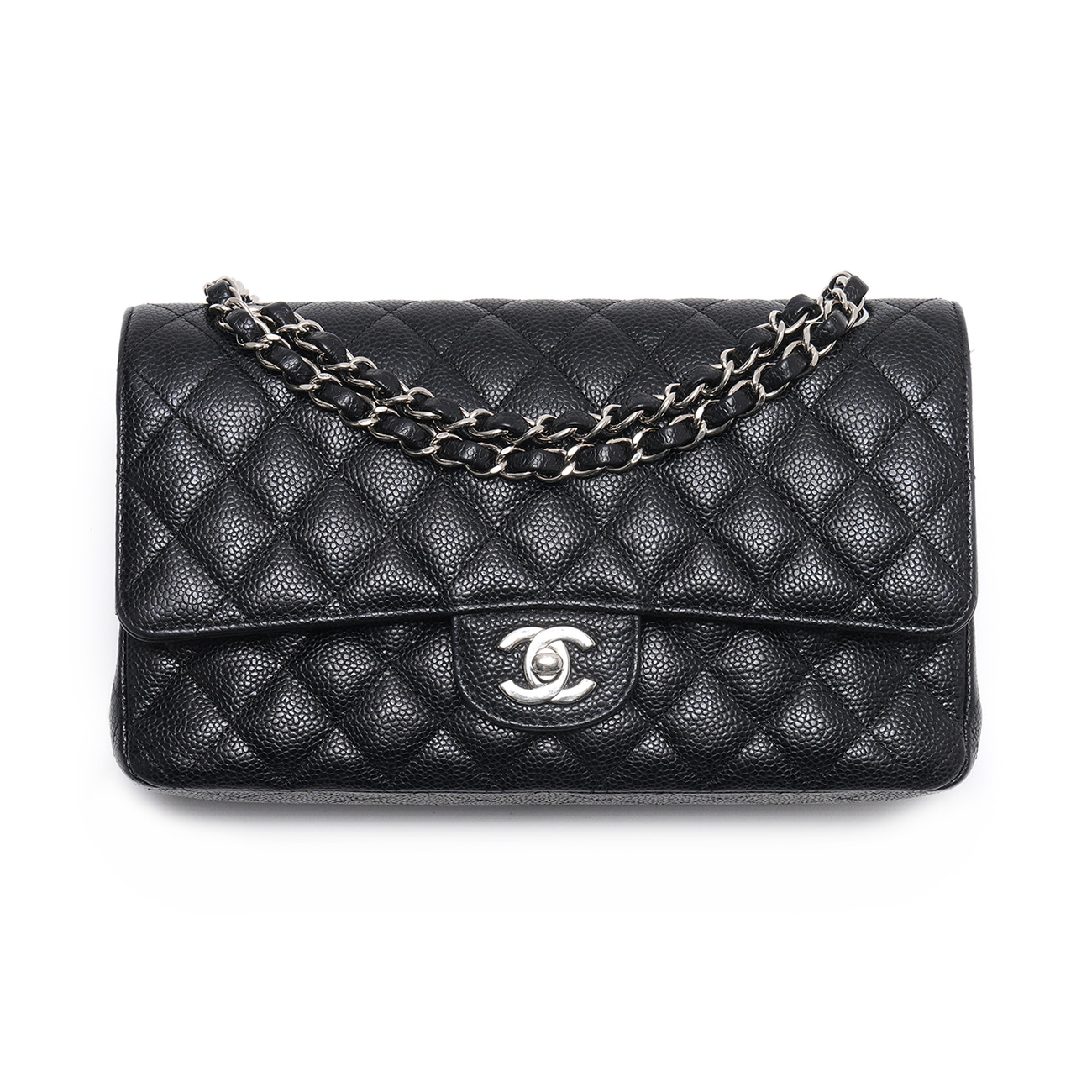CHANEL(USED)샤넬 캐비어 클래식 미듐 플랩백