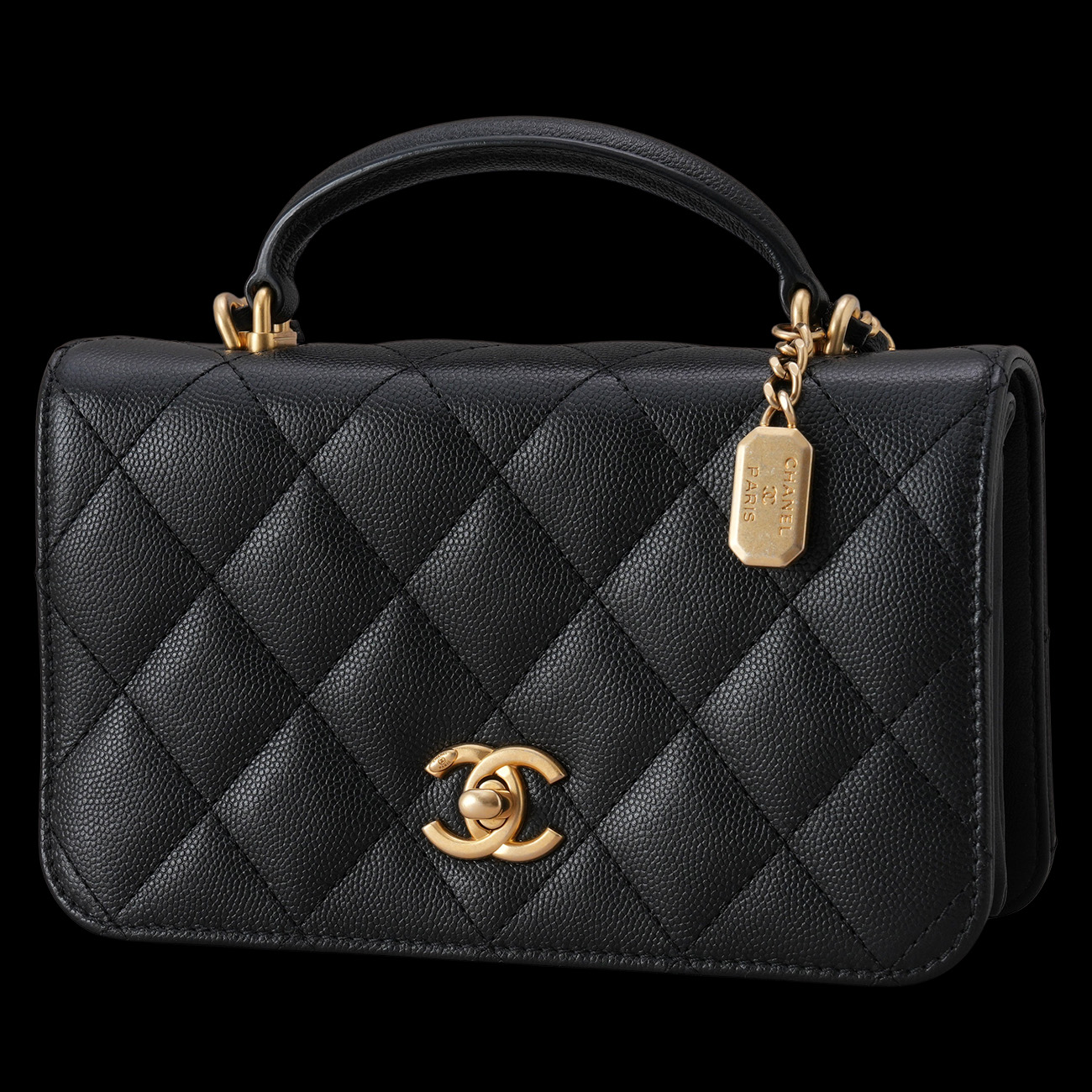 CHANEL(USED)샤넬 AS4284 탑핸들 미니 플랩백