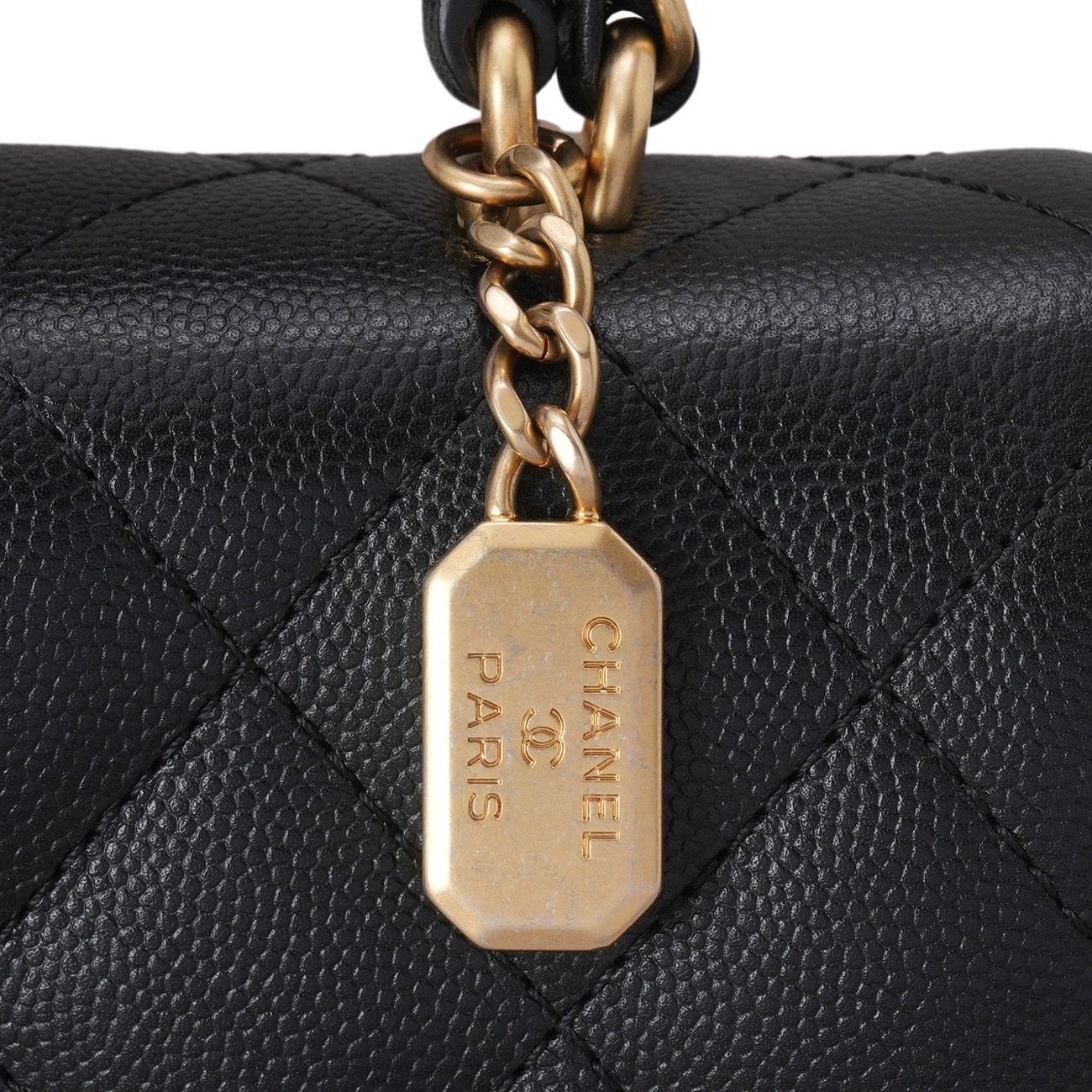 CHANEL(USED)샤넬 AS4284 탑핸들 미니 플랩백