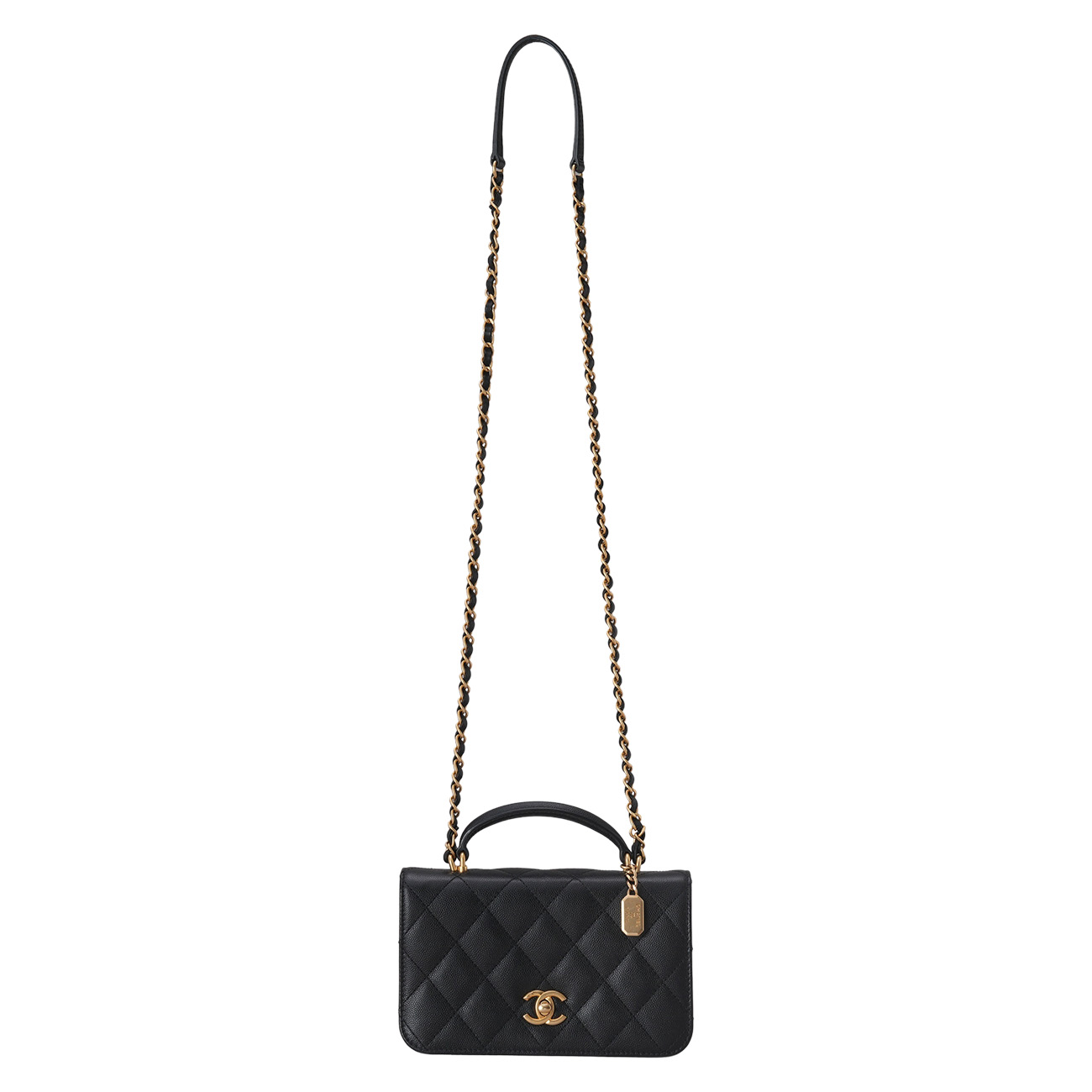 CHANEL(USED)샤넬 AS4284 탑핸들 미니 플랩백