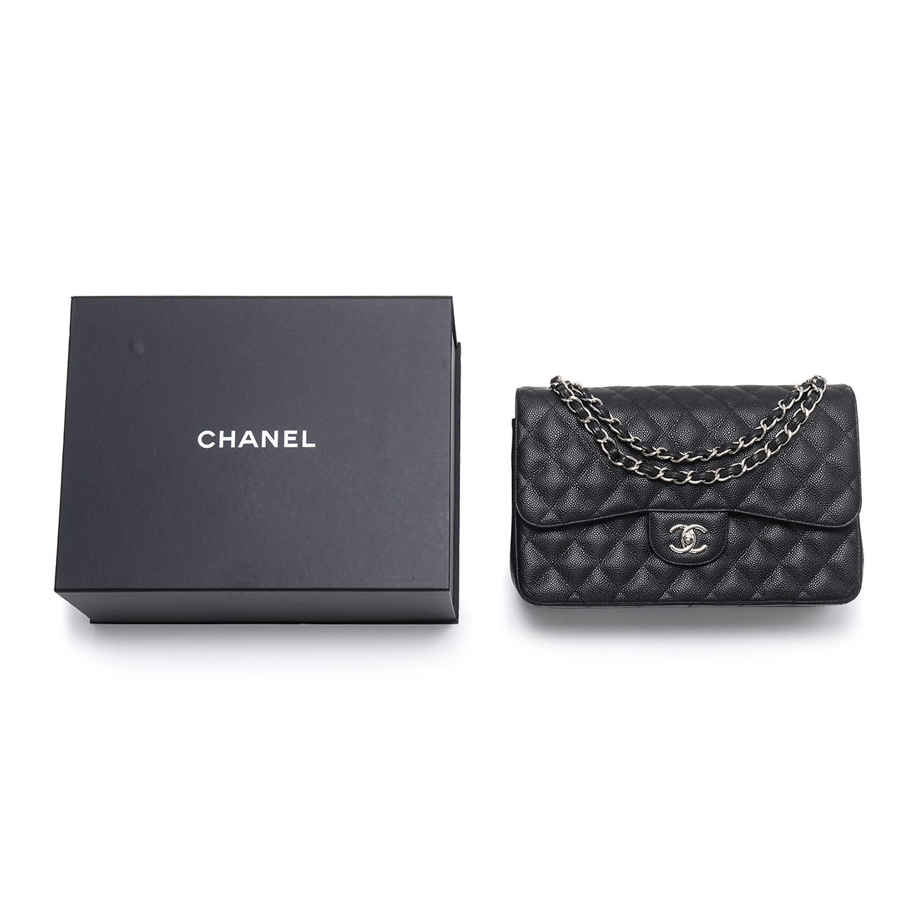 CHANEL(USED)샤넬 캐비어 클래식 라지 플랩백